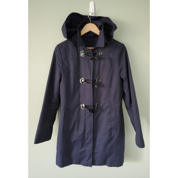 Navy blue Nautica rain jacket size medium - Picture 1 of 11